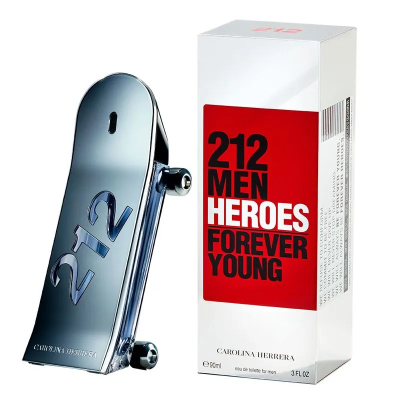 Perfume Masculino 212 Men Heroes Carolina Herrera Eau de Toilette - 90ml - Imagem 2