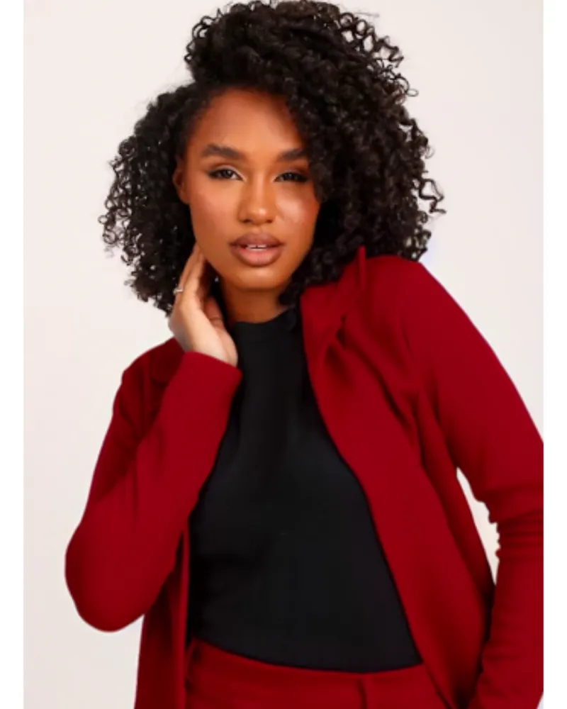 Blazer de luxo  Lady Griffe  Marsala